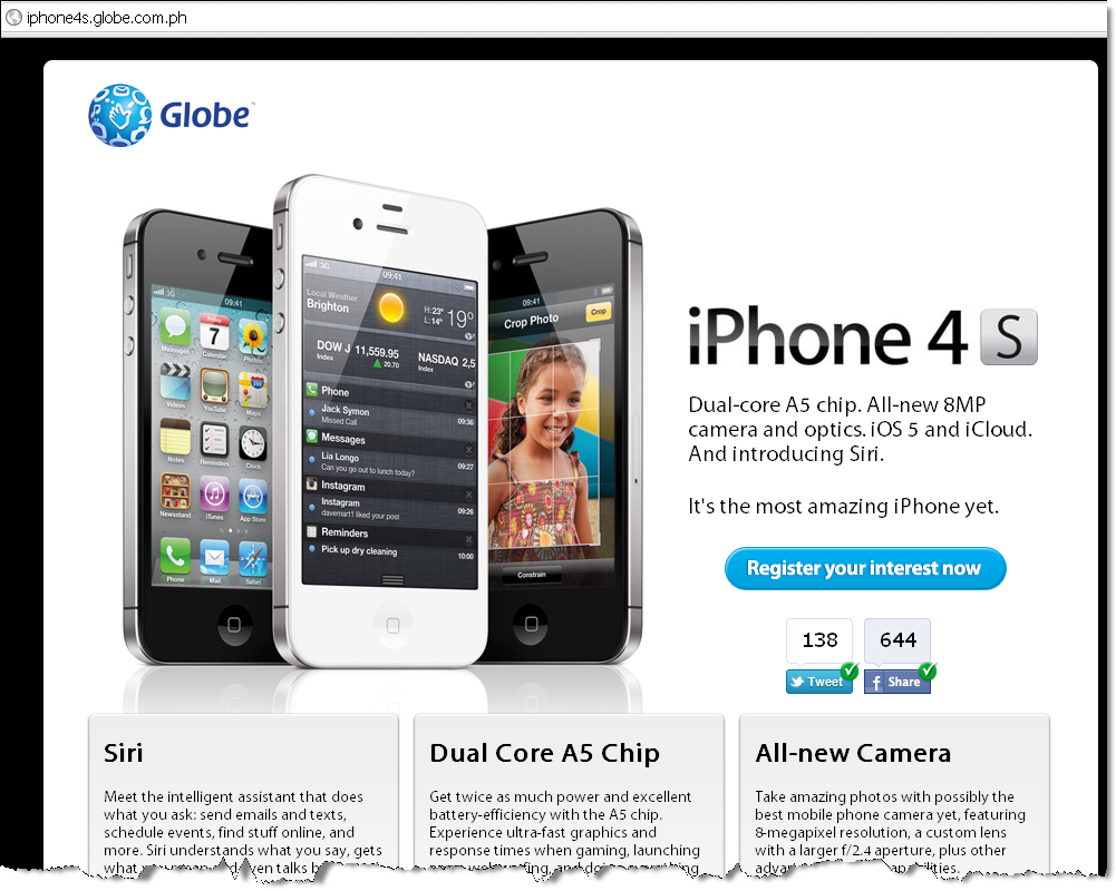 Globe iPhone4S - Learn More
